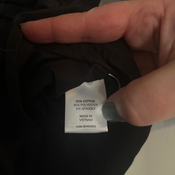 New York & Co NWT Black Ruched M Button Down Blouse - Picture 7 of 7